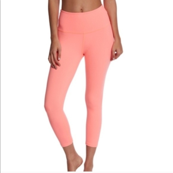 Beyond Yoga Pants - Beyond Yoga High Waisted Coral Pink Leggings